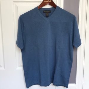 Men’s L S/S Linen/Cotton Banana Republic Vneck